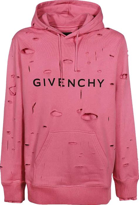 givenchy hoodie beige|Givenchy hoodie with holes.